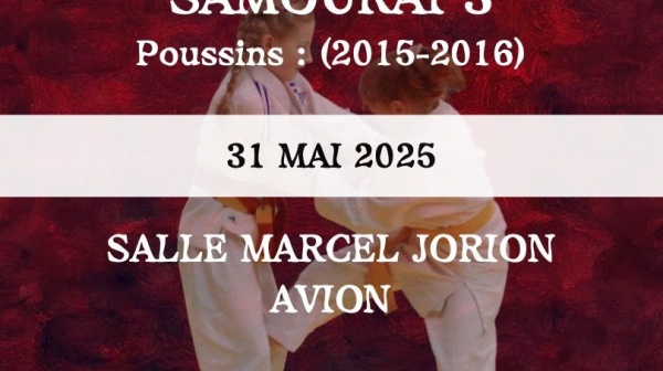 SAMOURAÏ 3 le 31 mai à Avion